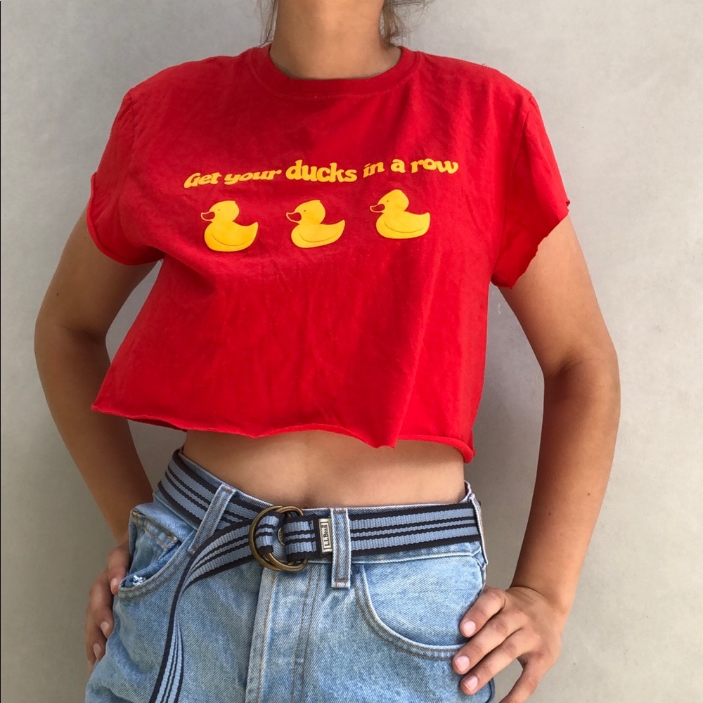 Cropped Urban Outfitters t-shirt